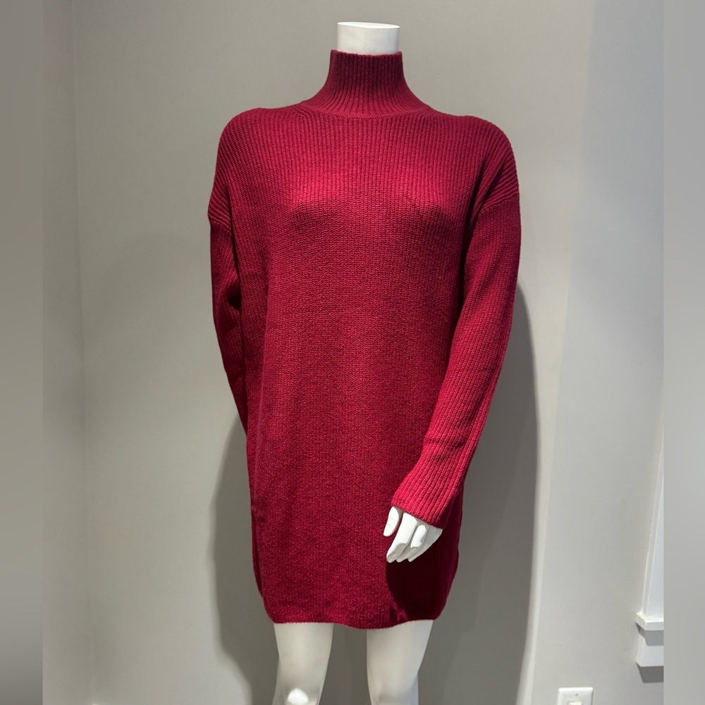 GAP Vibrant Red Knit Dress